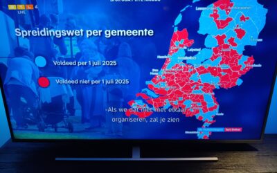 Venlo voldoet al aan de spreidingswet (55!)